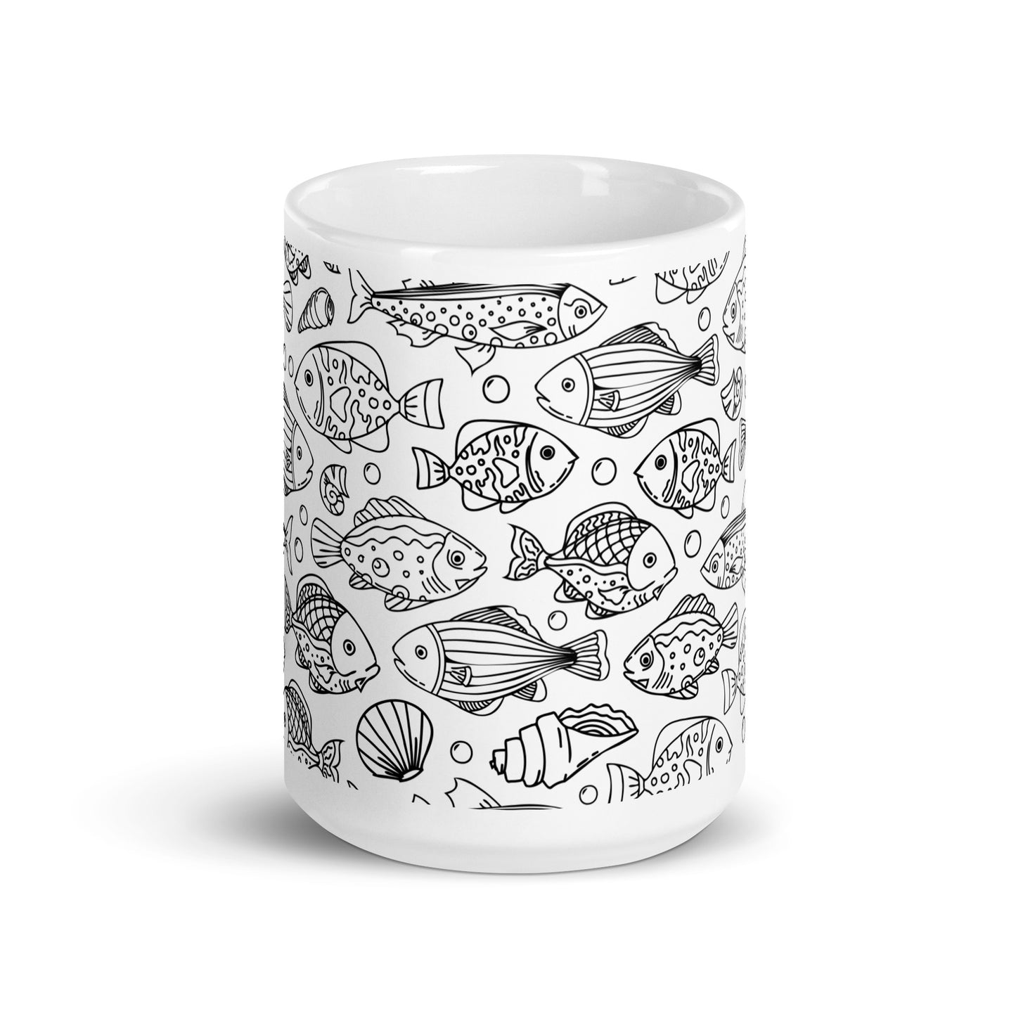Shoal — Reef ceramic coffee mug - 15oz - front view