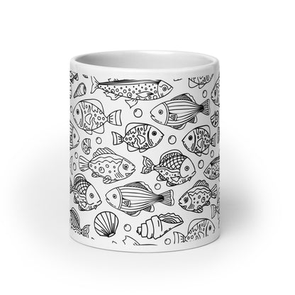 Shoal — Reef ceramic coffee mug - 20oz - front view