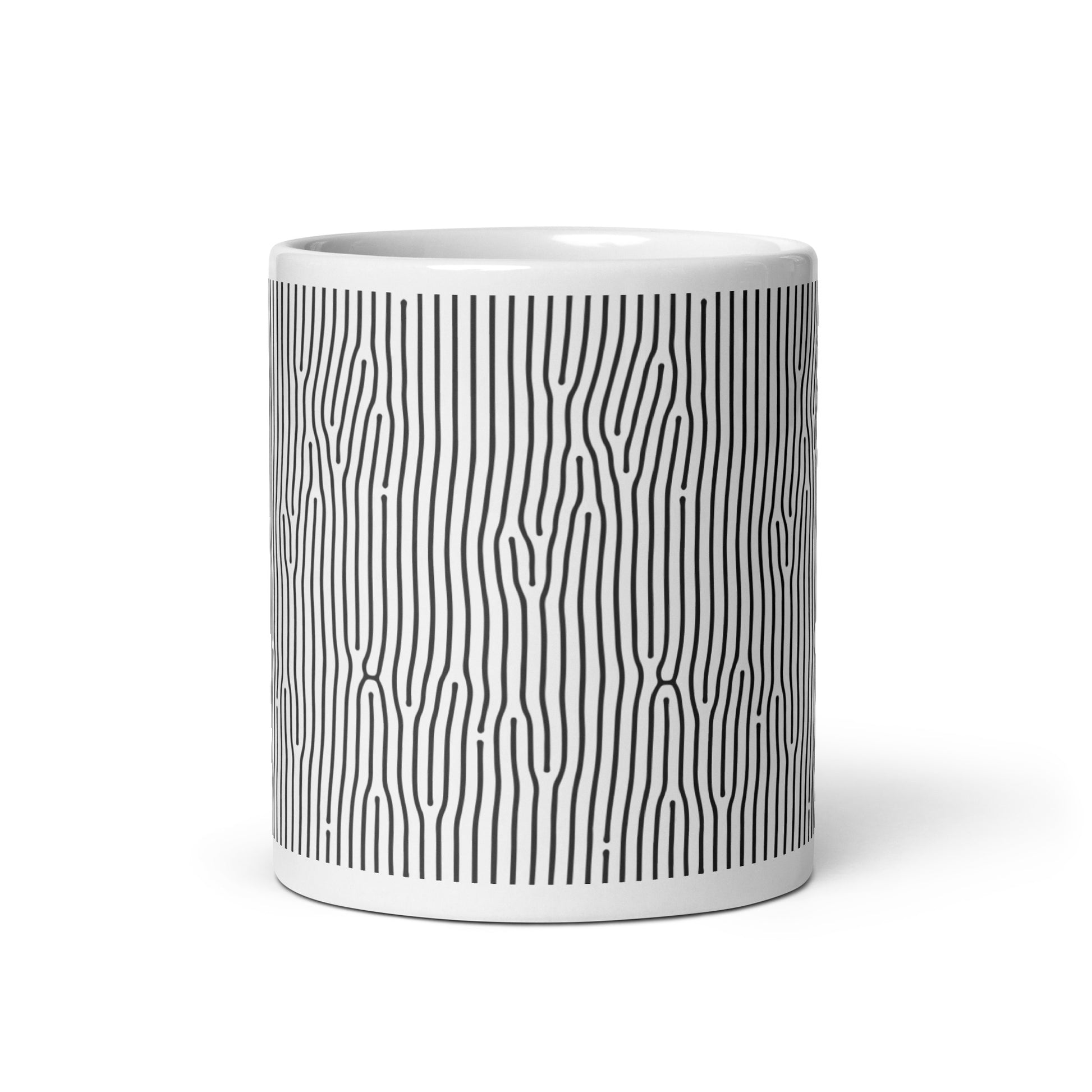 Turing Reed ceramic coffee mug - 11 oz - front view