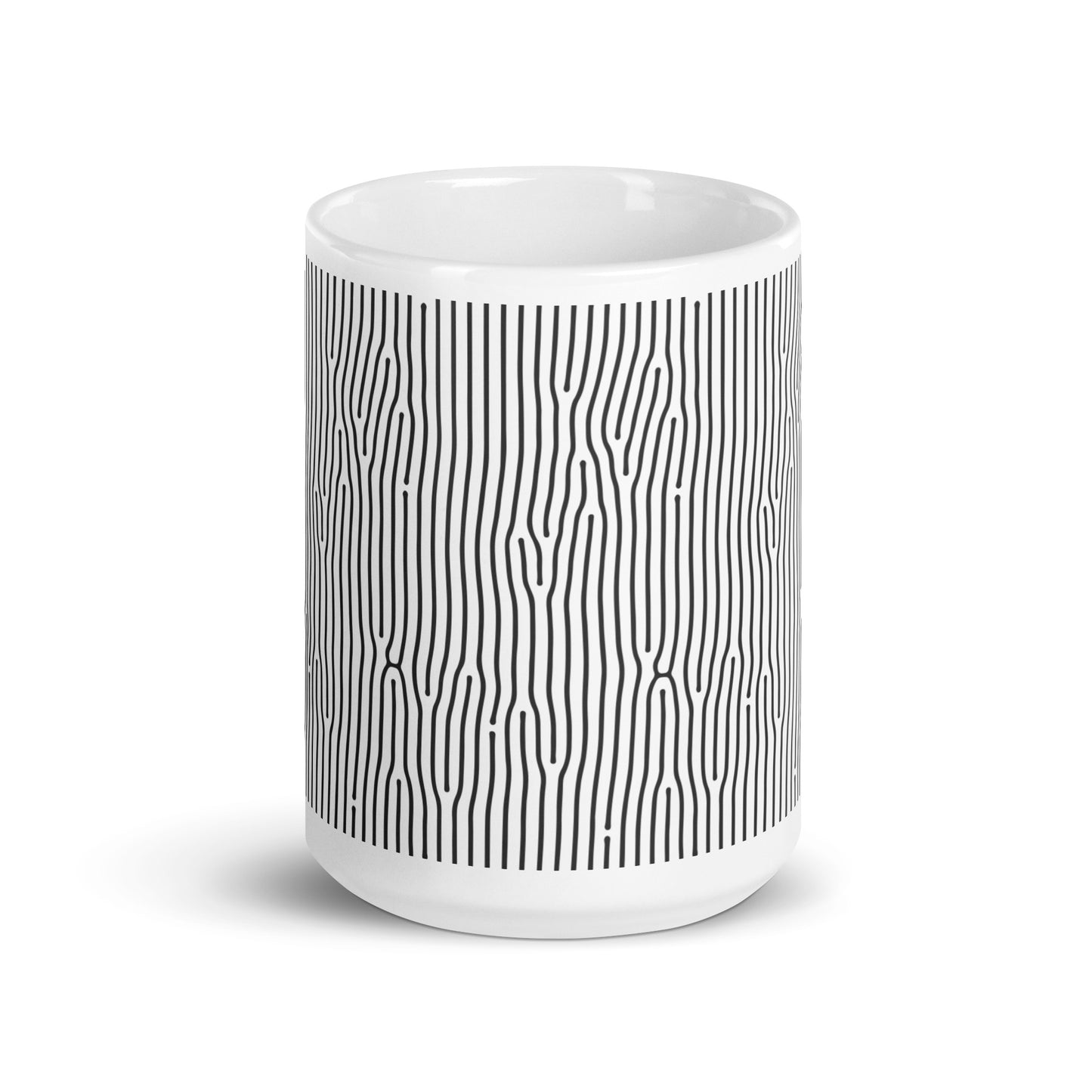 Turing Reed ceramic coffee mug - 15 oz - front view
