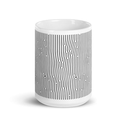 Turing Reed ceramic coffee mug - 15 oz - front view