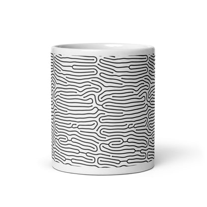 Turing Run ceramic coffee mug - 11 oz - front view