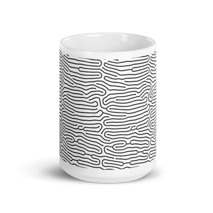 Turing Run ceramic coffee mug - 15 oz - front view
