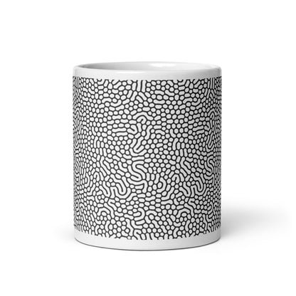Turing Spot ceramic coffee mug - 11 oz - front view