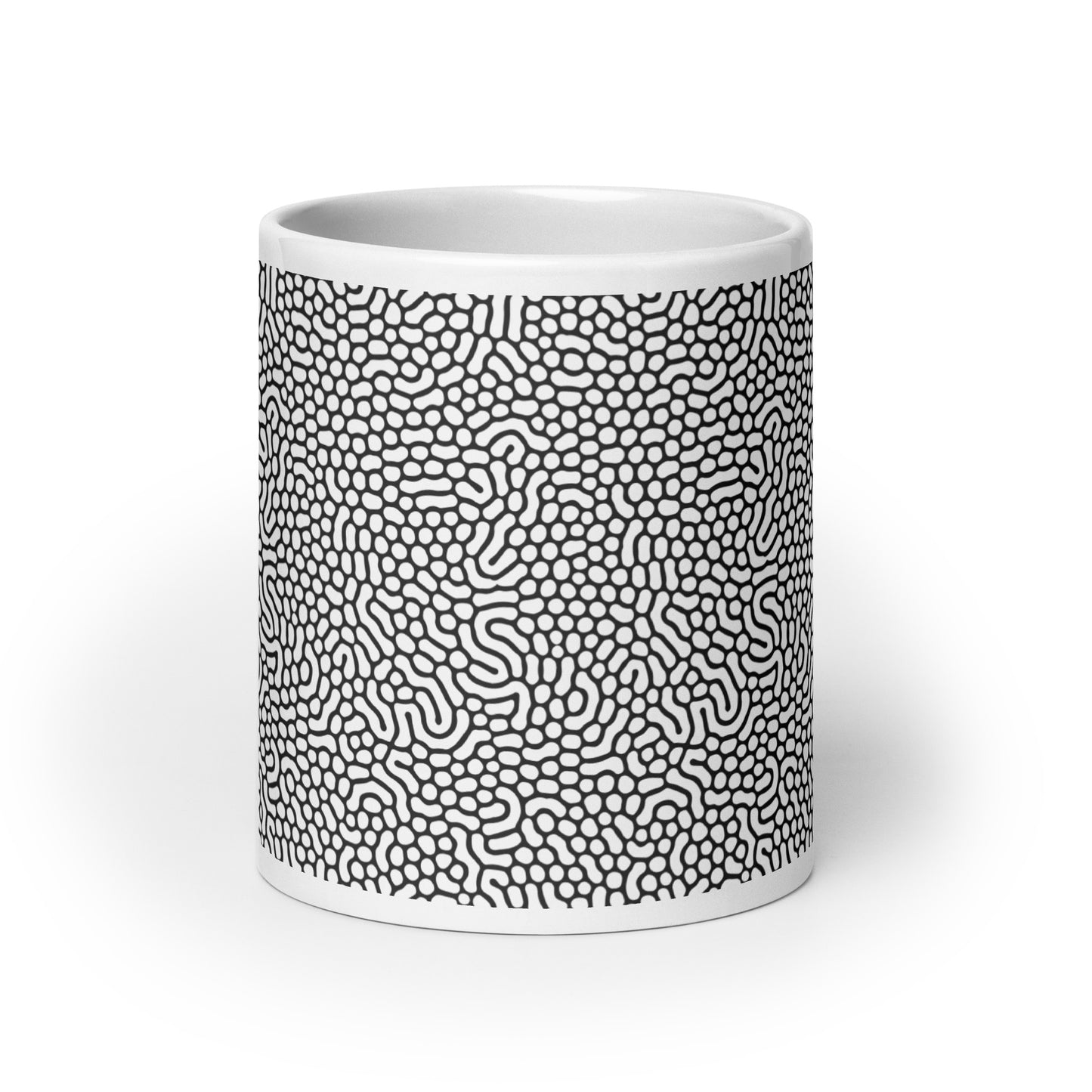 Turing Spot ceramic coffee mug - 20 oz - front view