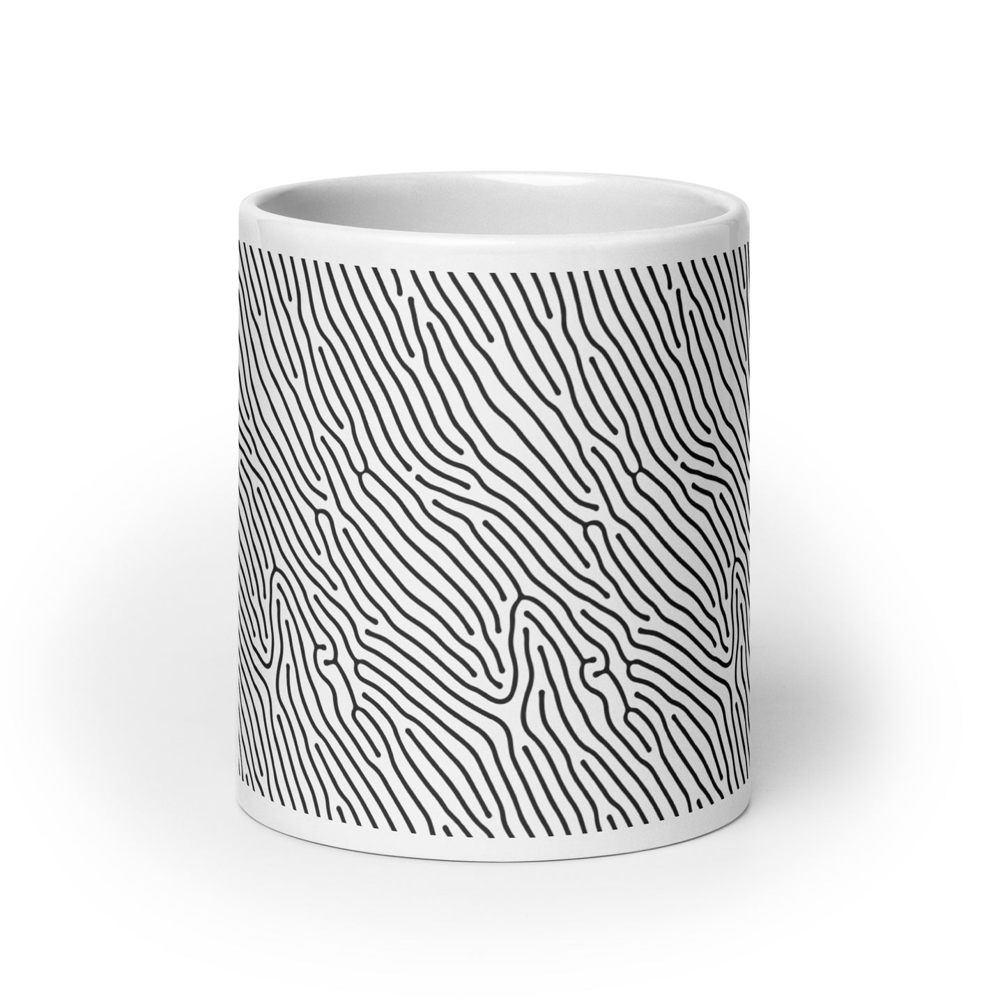 Turing Wave ceramic coffee mug - 20 oz - front view