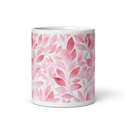 Understory — Blush ceramic coffee mug - 11oz - front view