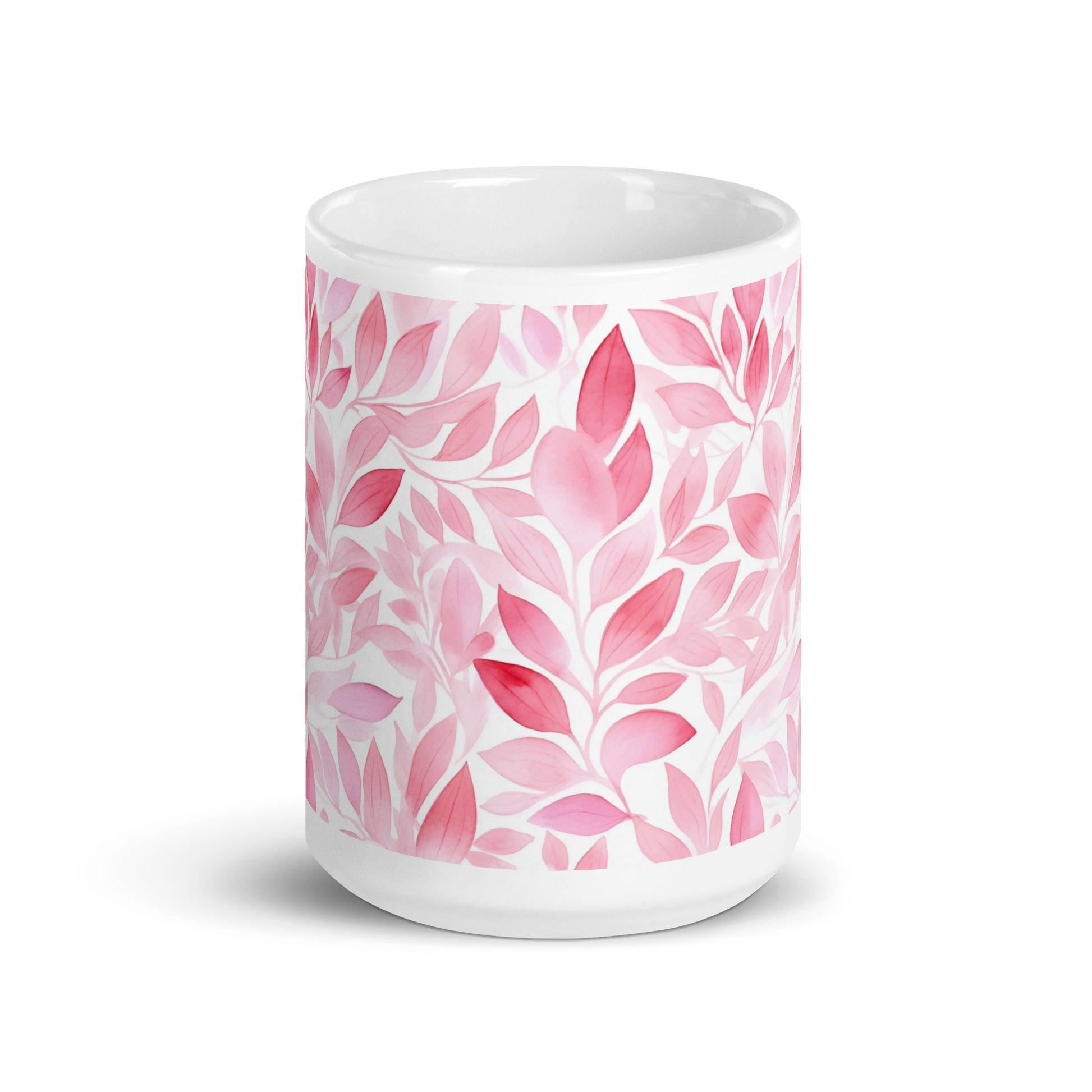 Understory — Blush ceramic coffee mug - 15oz - front view