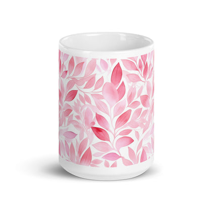 Understory — Blush ceramic coffee mug - 15oz - front view
