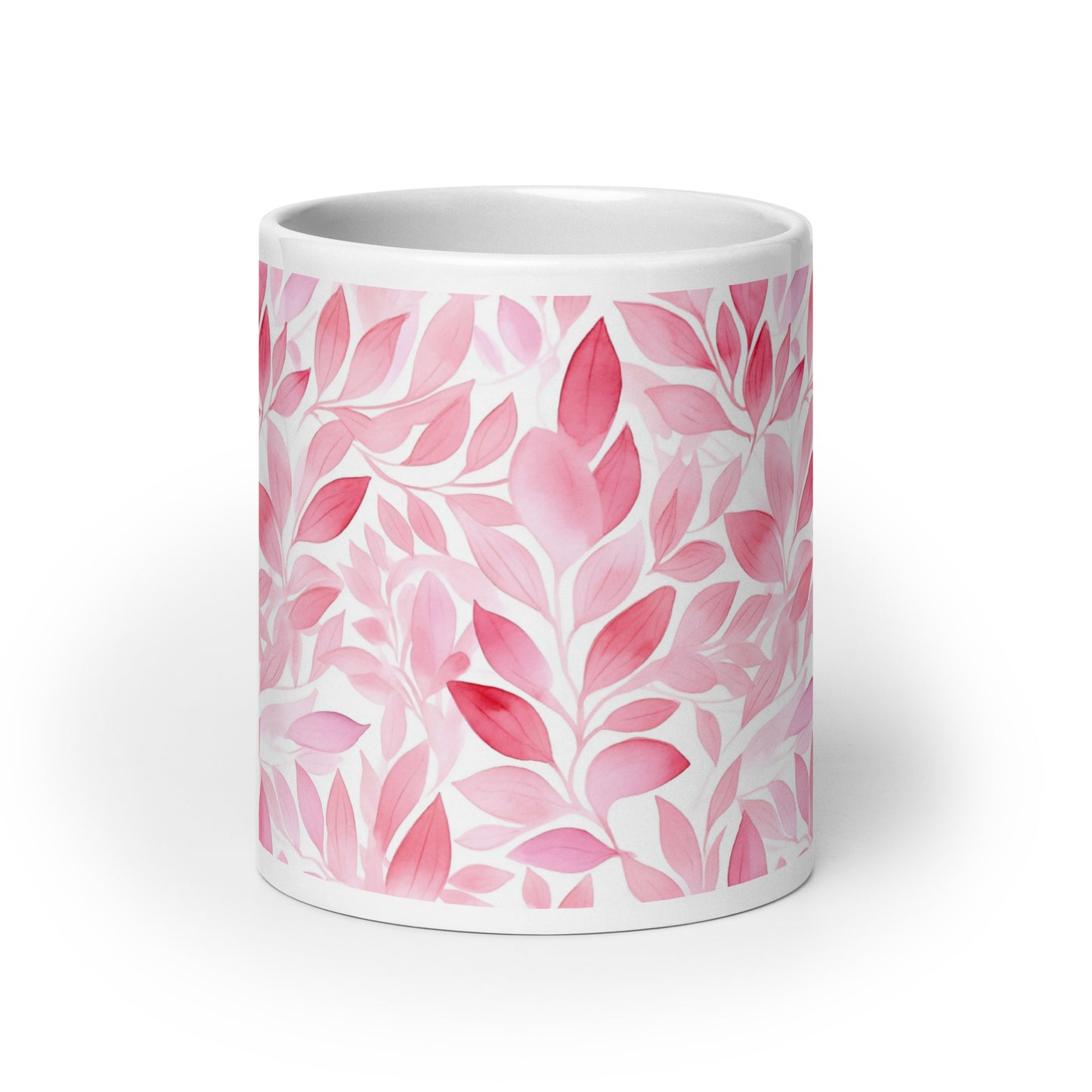 Understory — Blush ceramic coffee mug - 20oz - front view
