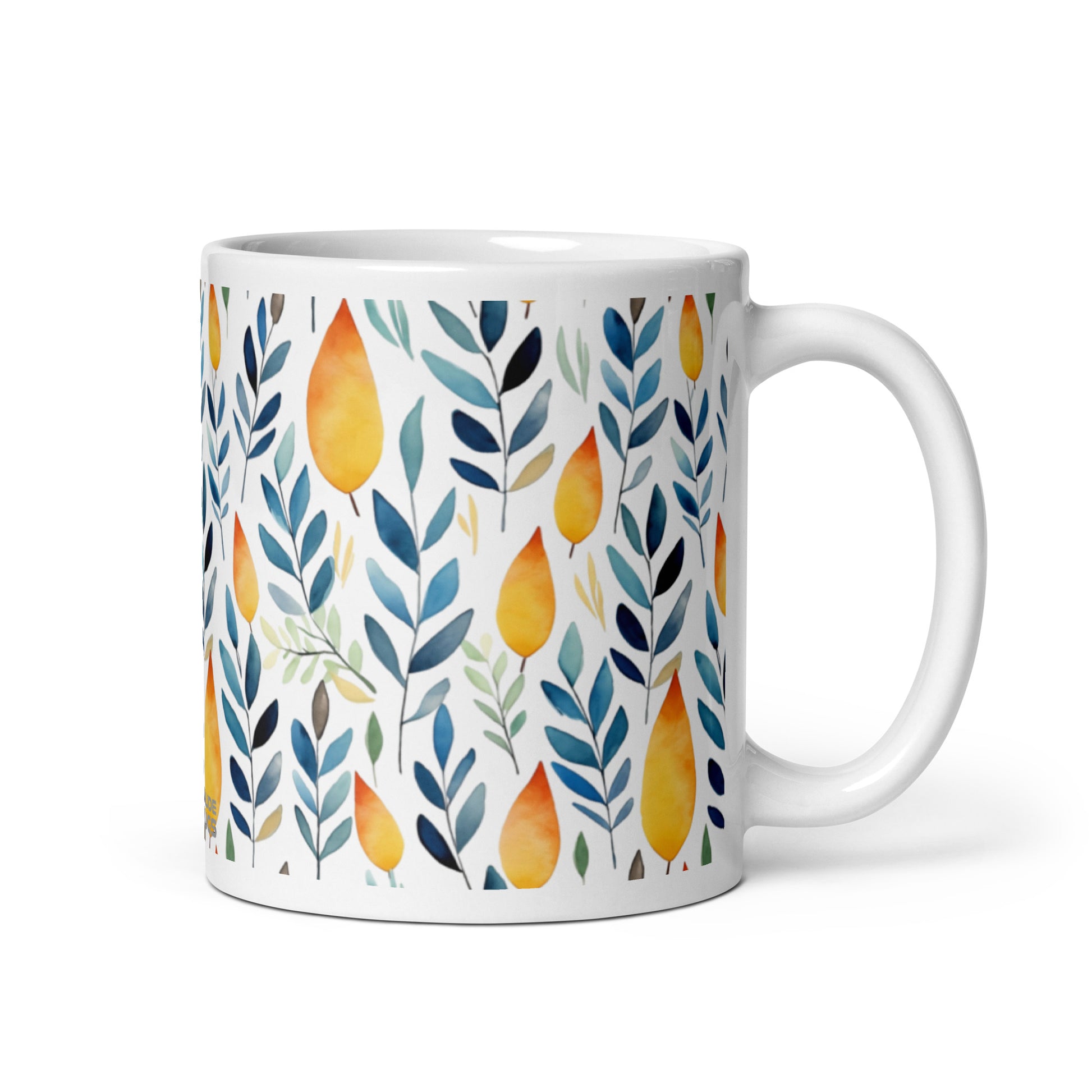 Understory — Dusk ceramic coffee mug - 11oz - handle on right