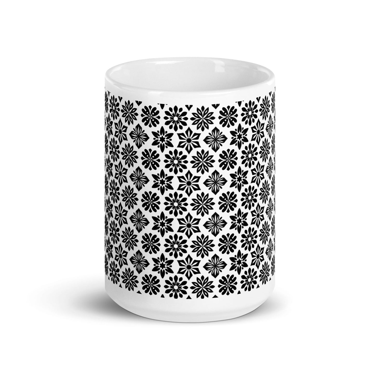 Woodcut — Frost ceramic coffee mug - 15oz - front view